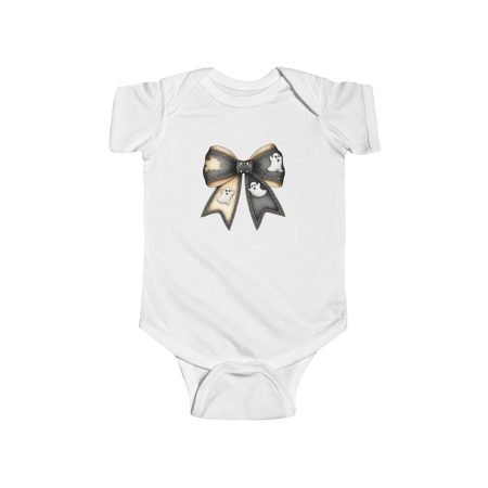 Chic Infant Bodysuit with Bow Design, Cute Baby Outfit, Baby Shower Gift, Unisex Infant Clothing, Toddler Fashion, Newborn Essentials
