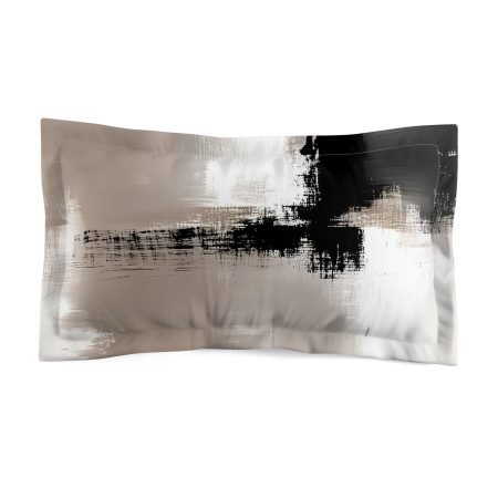 Elegant Microfiber Pillow Sham - Modern Abstract Decor for Bedrooms, Cozy Night's Sleep, Home Gifts, Stylish Bed Accessories