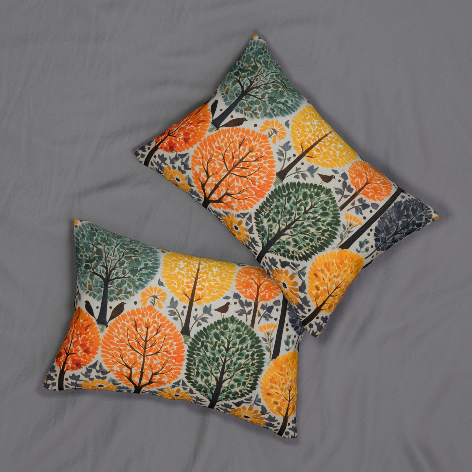 Autumn Forest Lumbar Pillow | Cozy Home Decor, Nature-Inspired Accent, Fall Gift, Decorative Cushion, Outdoor Vibes - Image 2