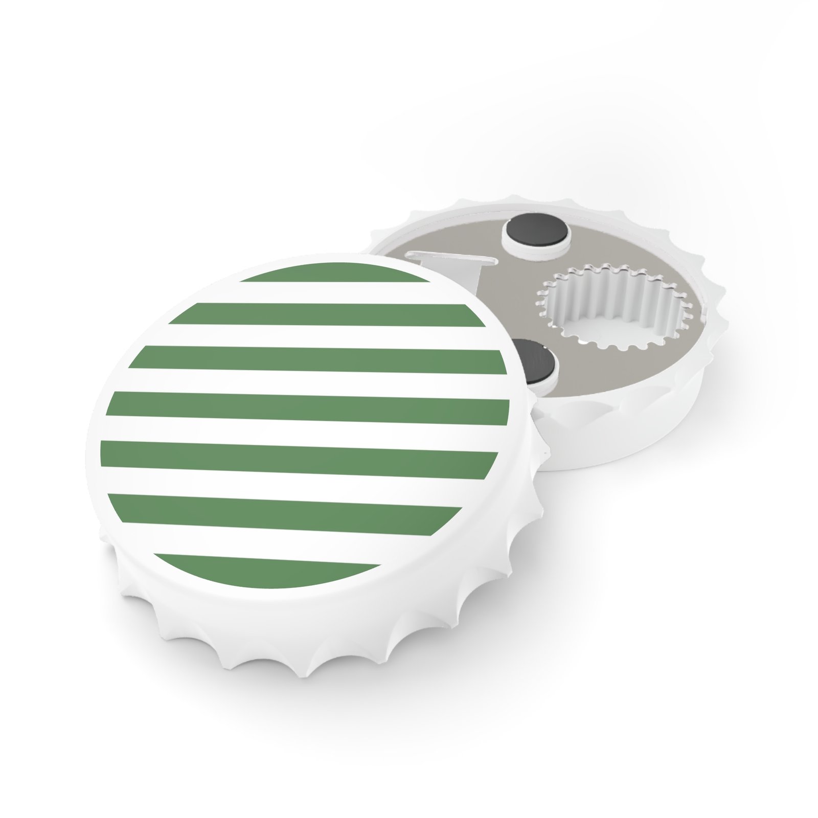 Stylish Bottle Opener | Green Striped Design, Kitchen Accessory, Beer Lover Gift, Barware, Home Essentials - Image 3