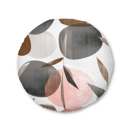 Modern Tufted Floor Pillow, Round - Boho Decor, Minimalist Cushion, Cozy Seating, Living Room Accent, Gift Idea for Home