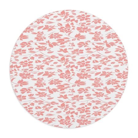 Floral Pattern Mouse Pad, Stylish Desk Accessory for Home Office, Gift for Gamers, Computer Mouse Mat, Cute Desk Decor