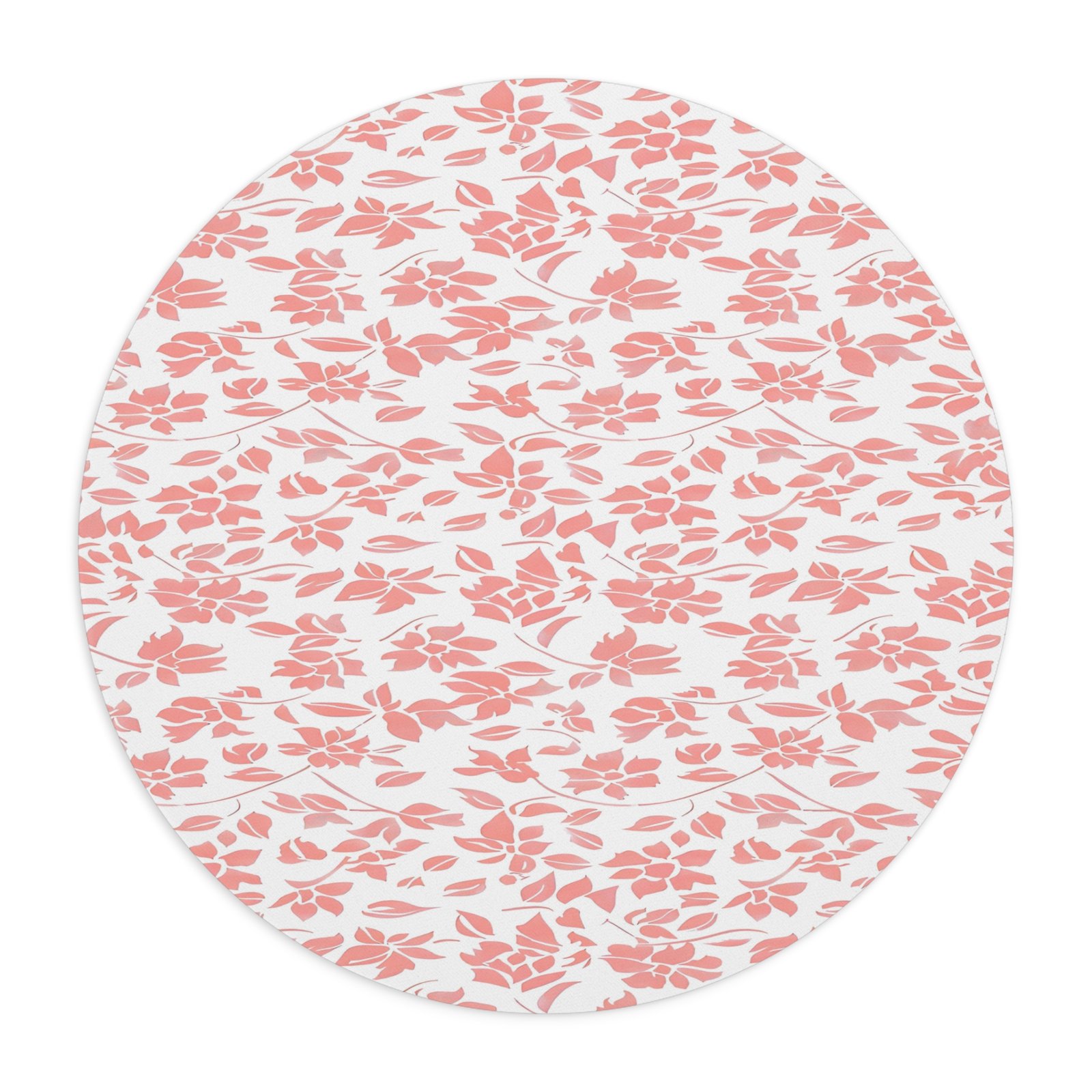 Floral Pattern Mouse Pad, Stylish Desk Accessory for Home Office, Gift for Gamers, Computer Mouse Mat, Cute Desk Decor