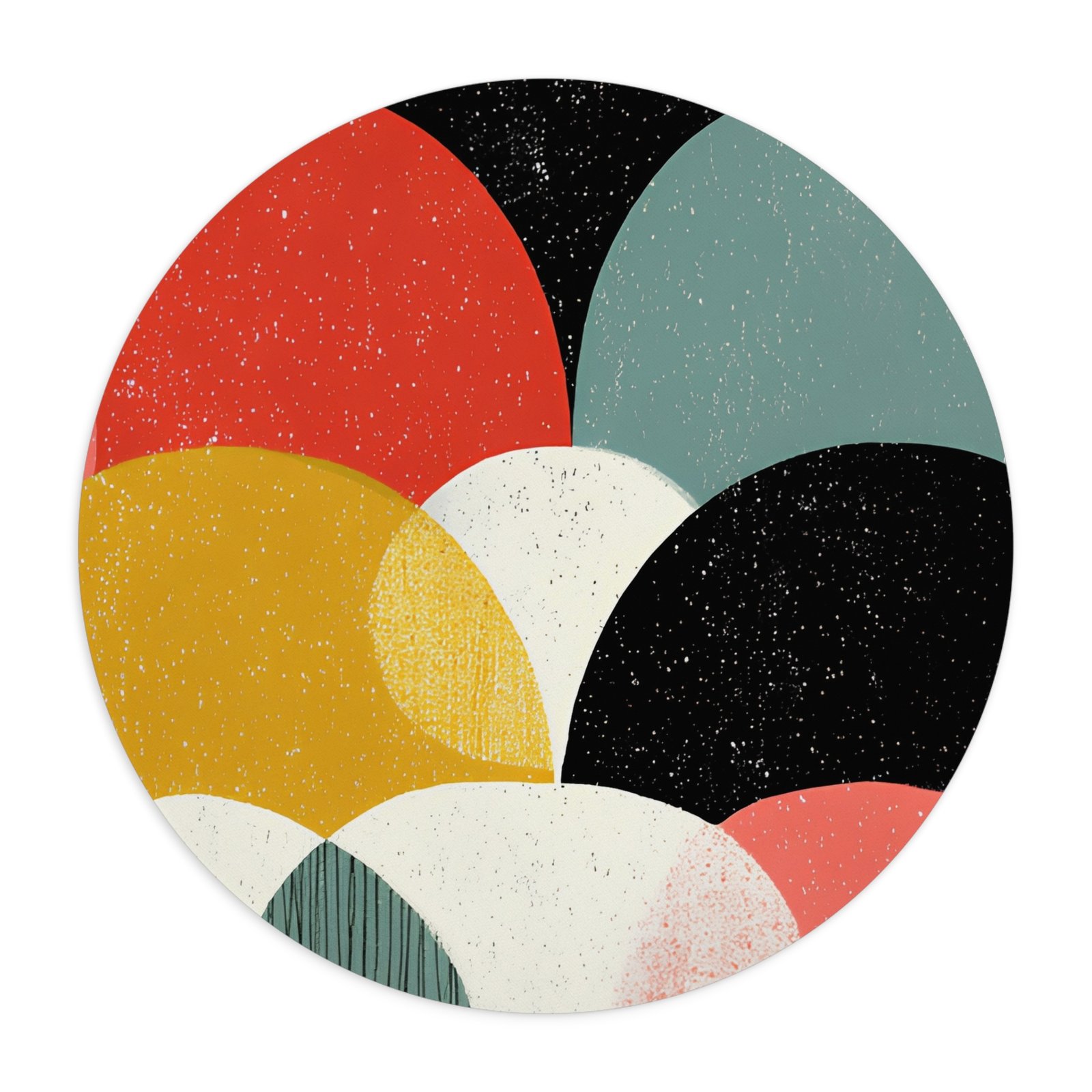 Modern Geometric Mouse Pad, Stylish Office Accessory, Desk Decor, Great Gift Idea, Functional Home Office Item