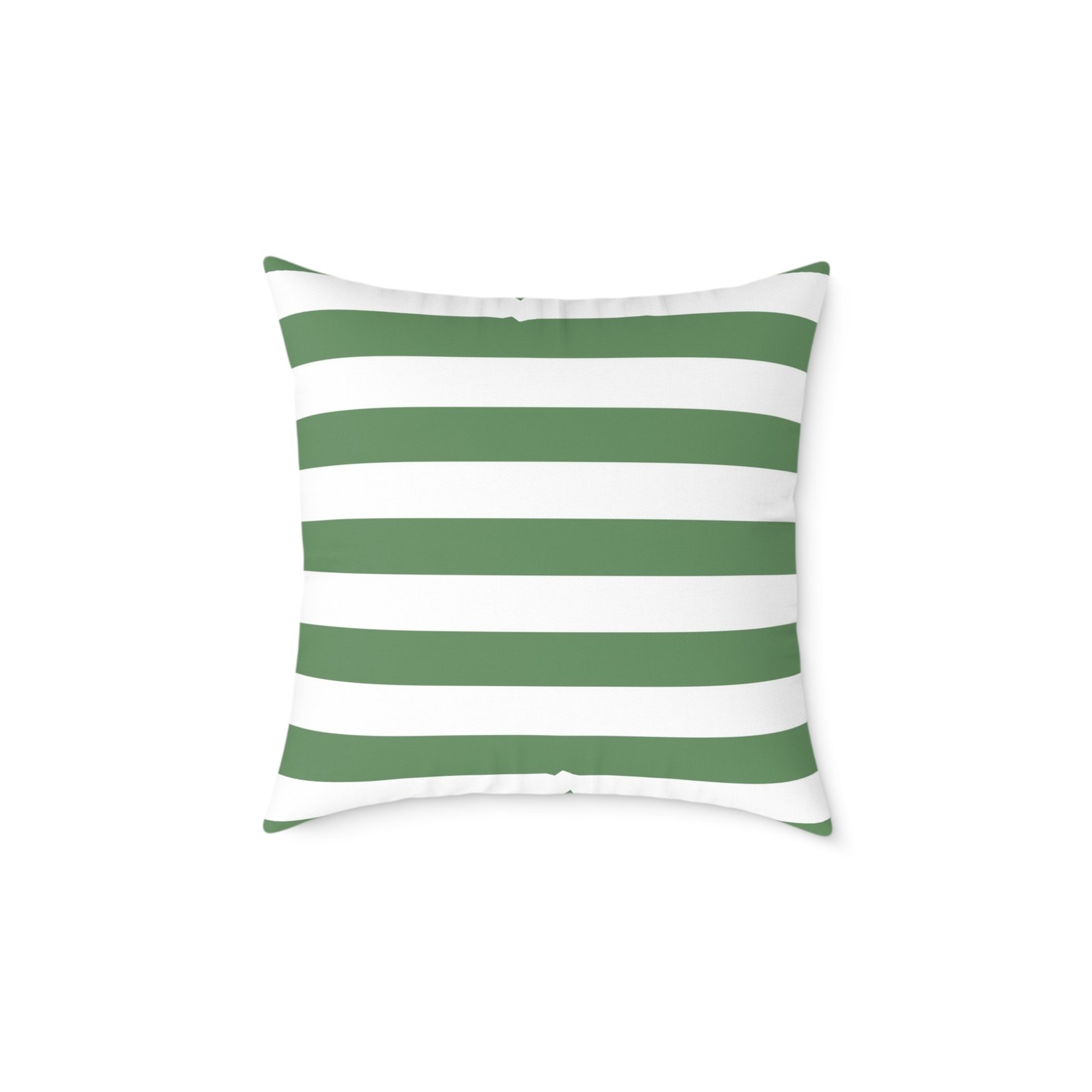 Green Striped Square Pillow, Modern Home Decor, Cozy Throw Pillow, Bedroom Accent Cushion, Gift for Housewarming, Chic Pillow Cover - Image 9