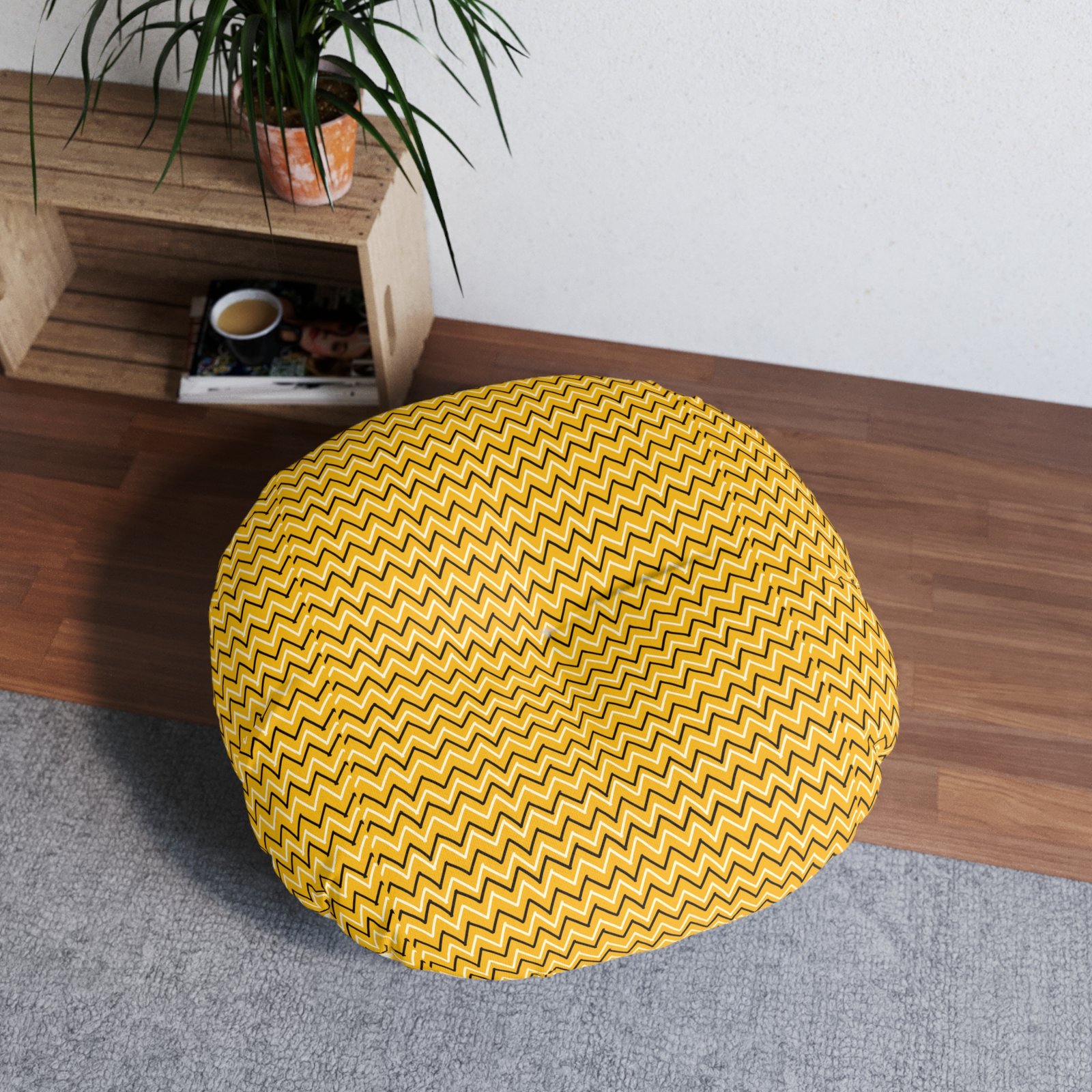 Tufted Floor Pillow, Round - Image 4