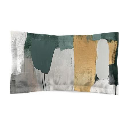 Abstract Modern Microfiber Pillow Sham - Bohemian Home Decor, Cozy Bedding, Unique Gift for Housewarming, Art-Inspired Decoration, [...]