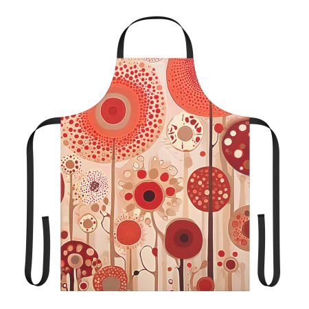 Colorful Floral Apron for Creative Cooking, Chef Gift, Kitchen Accessory, Artful Design, Perfect for Mother's Day