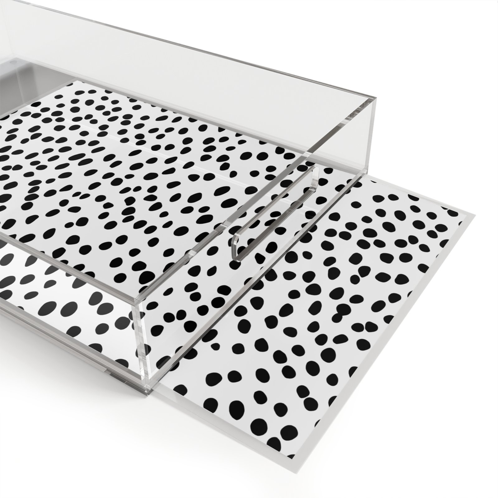 Chic Acrylic Serving Tray, Modern Home Decor, Entertaining Essentials, Stylish Gift, Kitchen Accessories, Serving Platter - Image 2