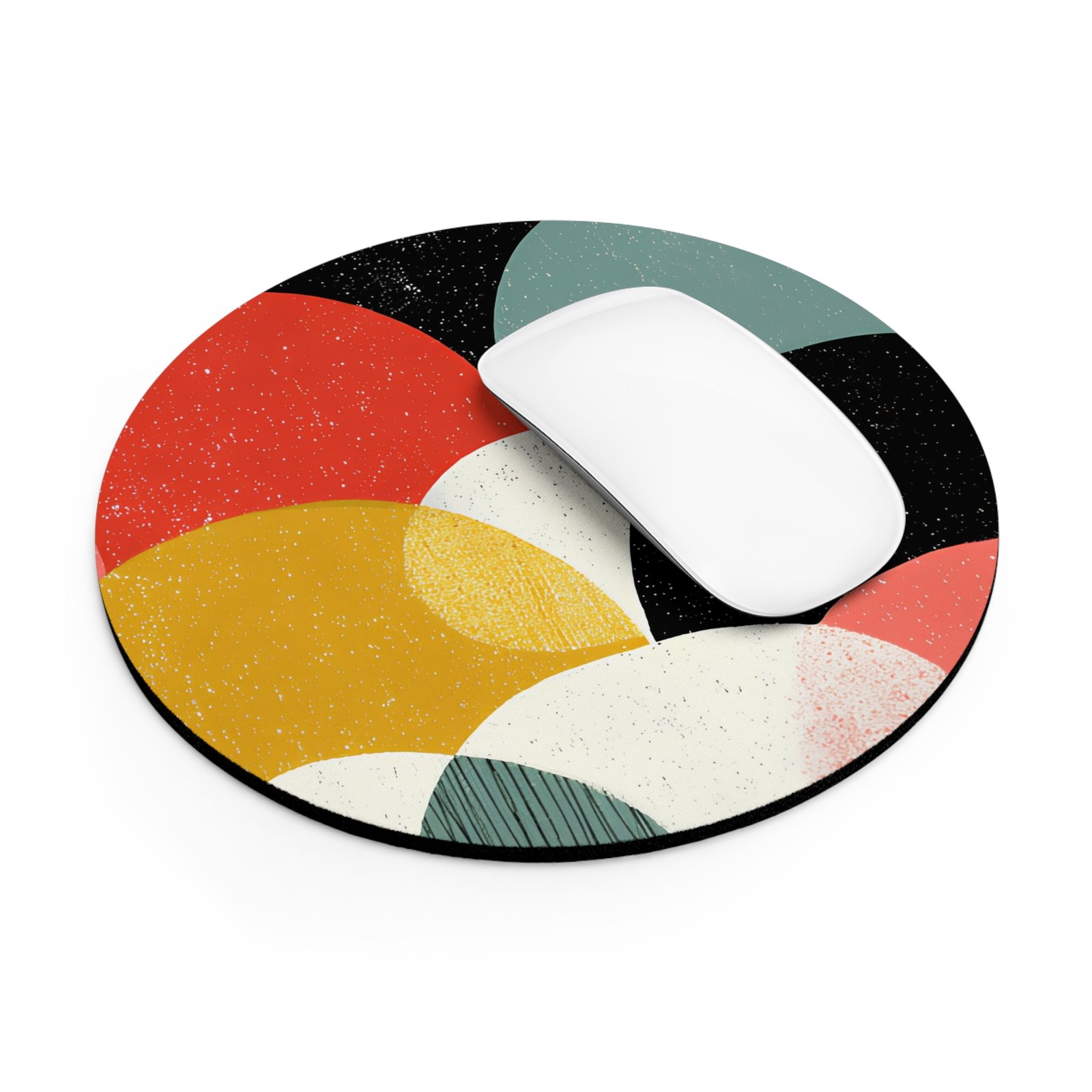 Modern Geometric Mouse Pad, Stylish Office Accessory, Desk Decor, Great Gift Idea, Functional Home Office Item - Image 4