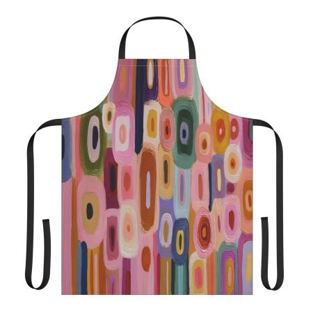 Colorful Artistic Apron for Chefs, Vibrant Cooking Apron, Gift for Foodies, Kitchen Accessory, Art Lover's Apron