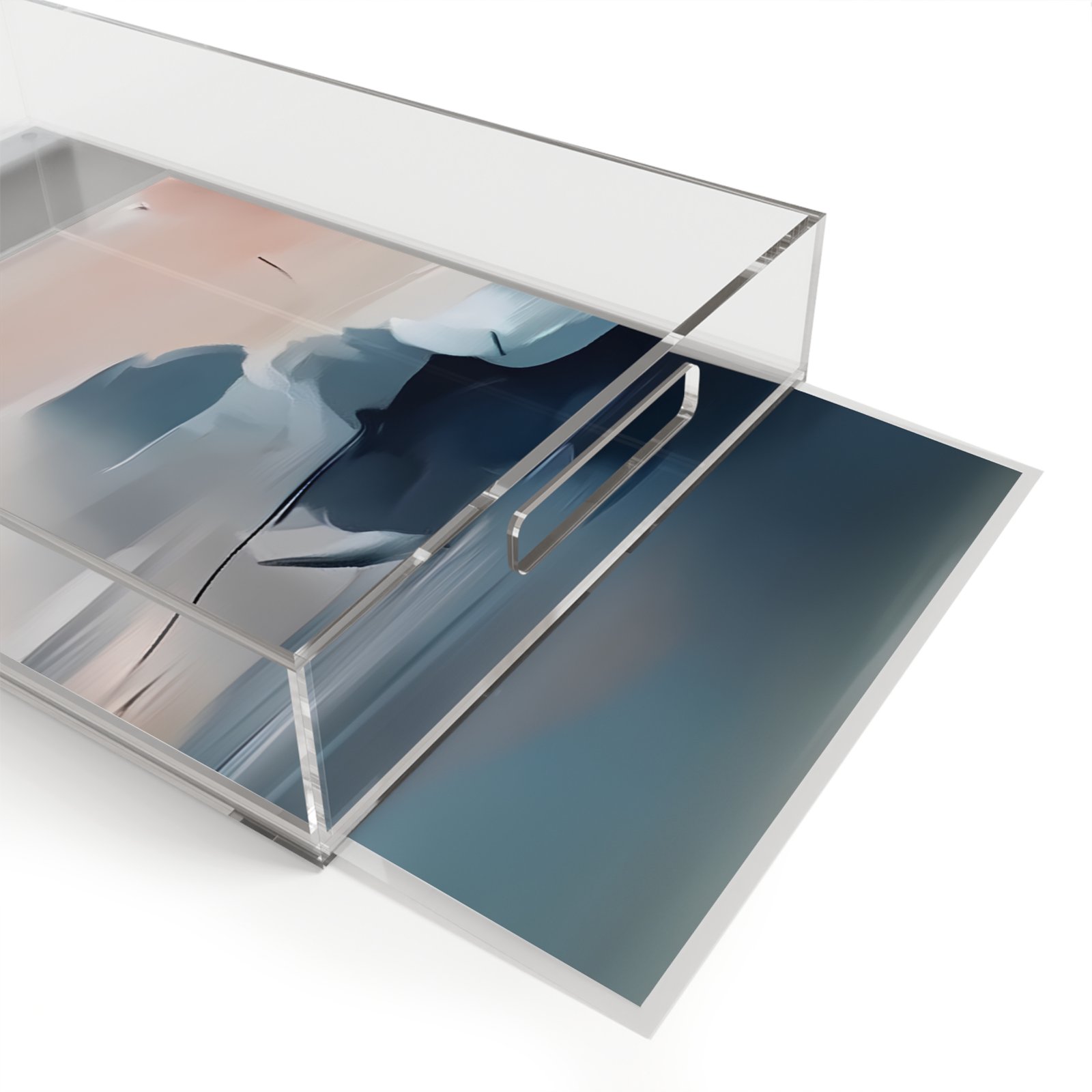 Stylish Acrylic Serving Tray | Modern Home Decor, Unique Gift, Kitchen Organizer, Coffee Table Decor, Perfect for Entertaining - Image 3