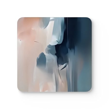 Stylish Corkwood Coaster Set, Modern Drink Coasters, Home Decor, Gift for Coffee Lovers, Stylish Table Accessories, Unique Housewarming Gift