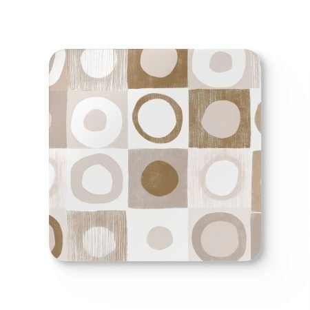 Chic Corkwood Coaster Set, Rustic Home Decor, Eco-Friendly Coasters, Drinkware Accessories, Wedding Gift, Vintage Style