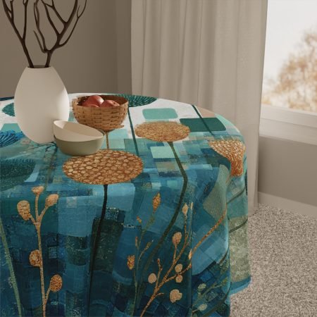 Vibrant Floral Tablecloth - Colorful Decor for Dining, Boho Home Style, Unique Gifts, Spring & Summer Celebrations