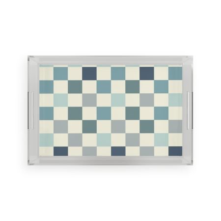 Stylish Acrylic Serving Tray for Home Decor, Modern Kitchen Accessory, Gift for Housewarming, Picnic, or Parties