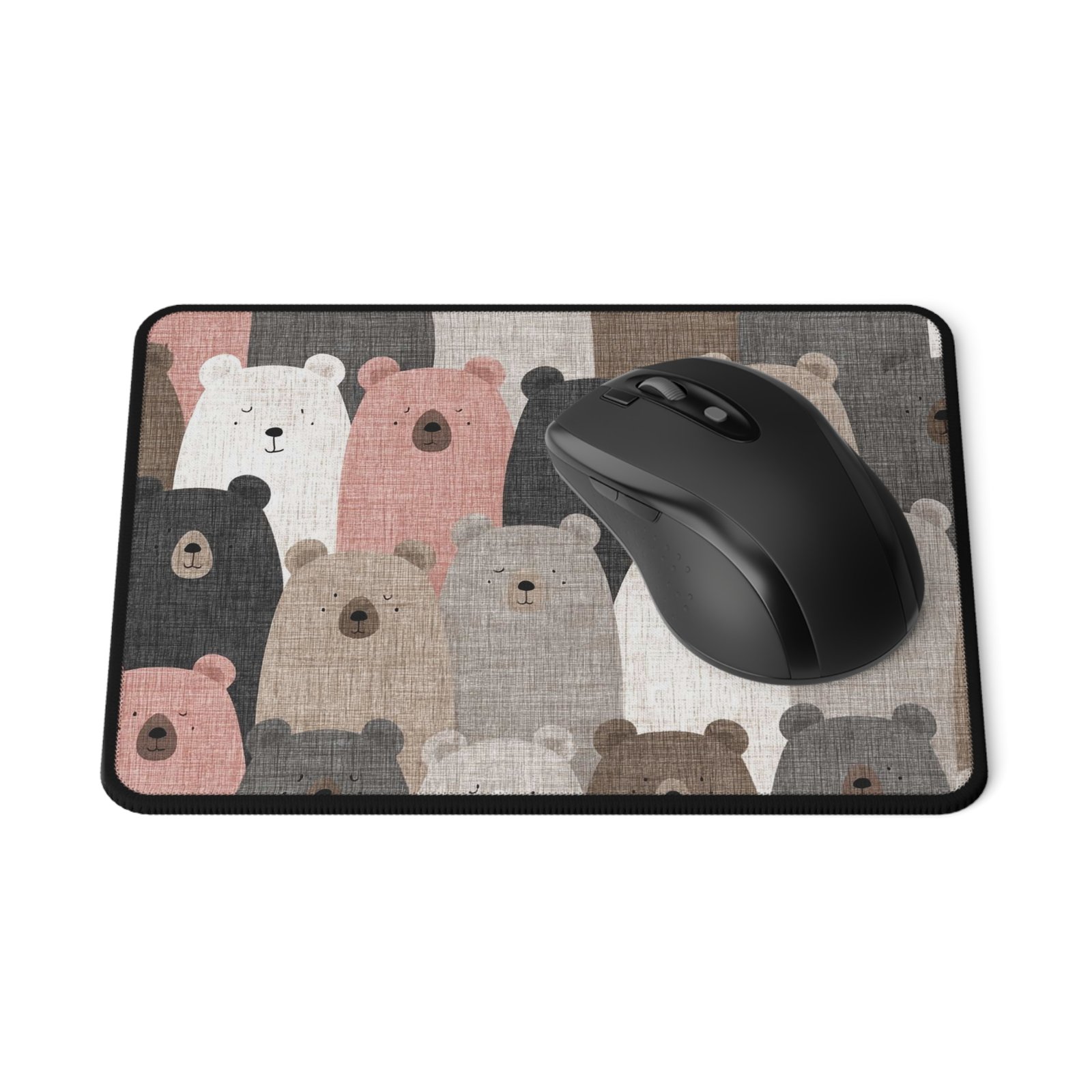 Cute Bear Themed Non-Slip Gaming Mouse Pad, Animal Lover Gift, Gamer Accessories, Home Office Decor, Gaming Gear - Image 3