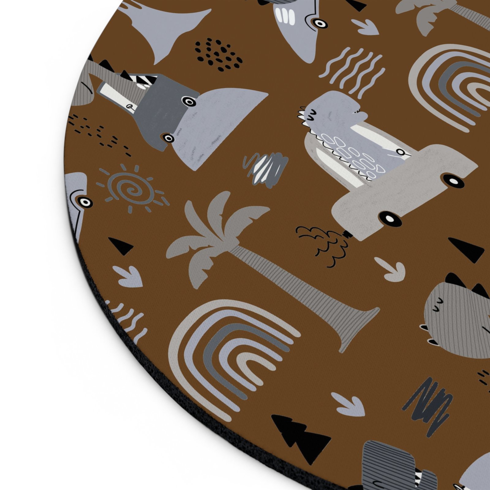 Animal Adventure Mouse Pad, Kids Desk Decor, Unique Office Gift, Fun Work Accessory, Colorful Animal Print - Image 3