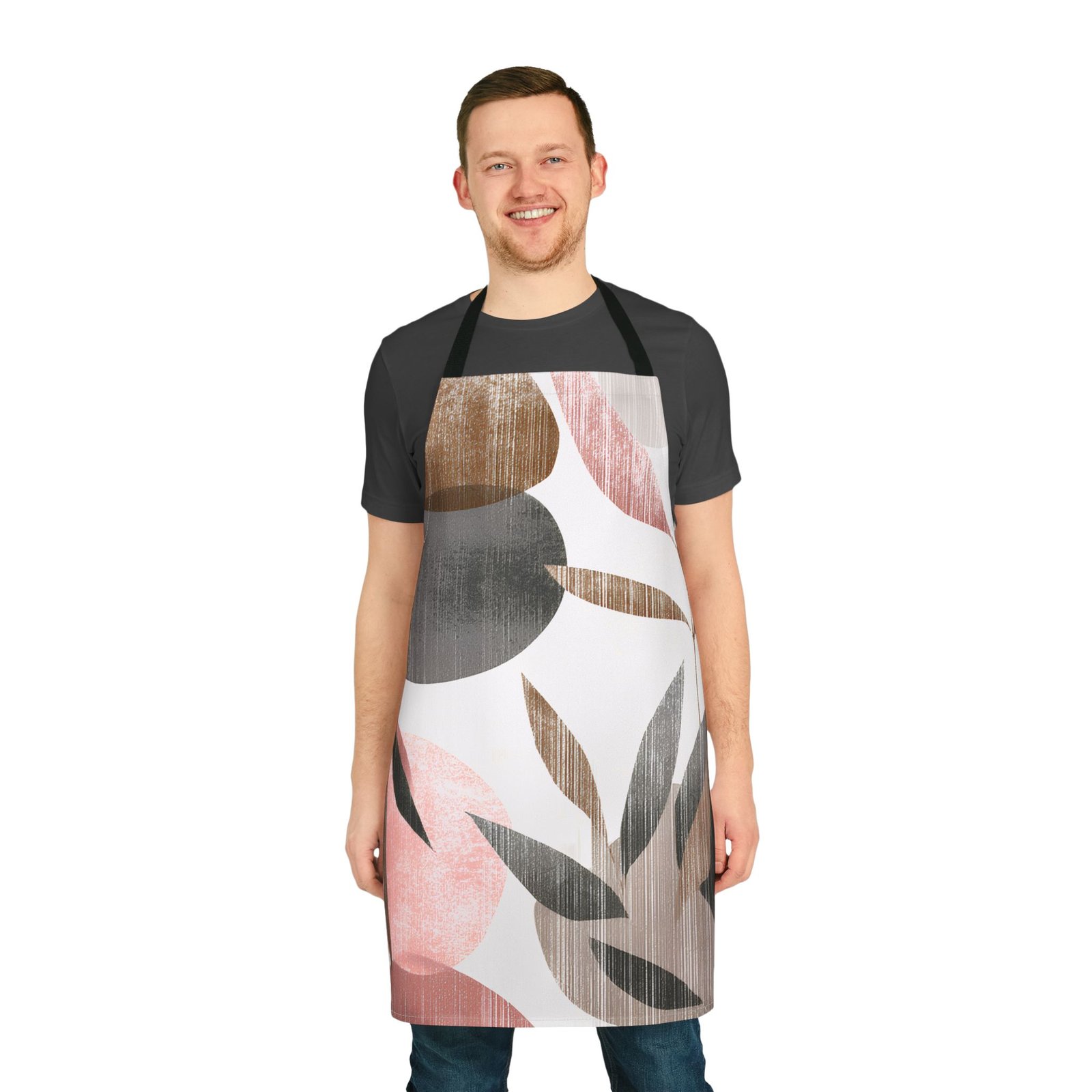 Chic Floral Kitchen Apron, Stylish Cooking Apron, Gift for Home Cooks, Mother's Day, BBQ, Kitchen Decor, AOP Design - Image 2