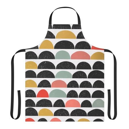 Vibrant Geometric Apron for Cooking and Crafting - Perfect Gift for Bakers, Chefs, and Artisans | Unique Kitchen Decor, Foodie Gifts, [...]