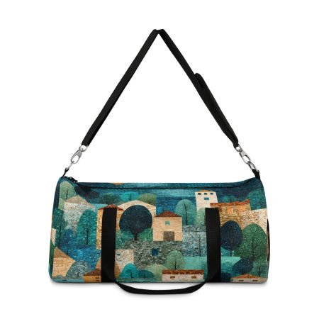 Colorful Nature-Inspired Duffel Bag | Travel & Gym Bag | Weekend Getaway | Eco-Friendly Fitness | Boho Style