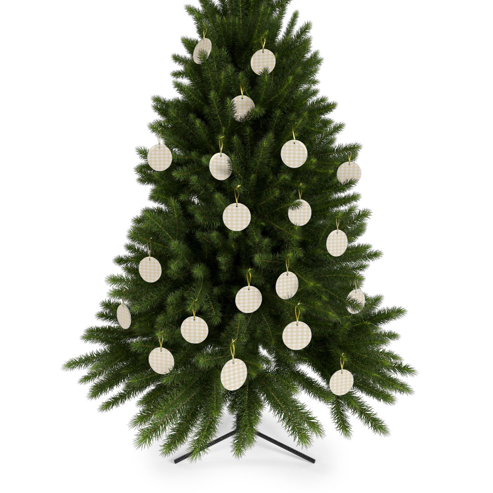 Chic Gingham Glass Ornaments for Holiday Decor, Rustic Tree Decorations, Handmade Gifts, Farmhouse Style, Seasonal Keepsakes - Image 20