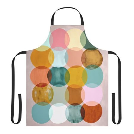 Colorful Artistic Apron, Modern Kitchen Gift, Chef Apron, Cooking Apron, Unique Home Decor, Art Lover's Kitchen