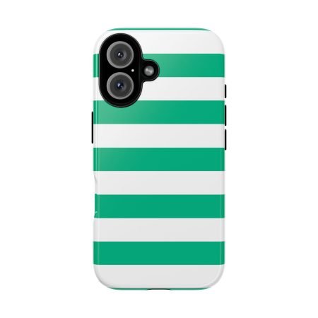 Stylish Phone Case for Tough Protection, Cute Striped Case, Phone Accessory, Tech Gift, Trendy Mobile Cover