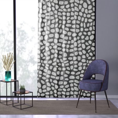 Chic Patterned Window Curtain for Modern Decor, Boho Style, Privacy Shade, Home Accent, Living Room, Bedroom, Window Treatment