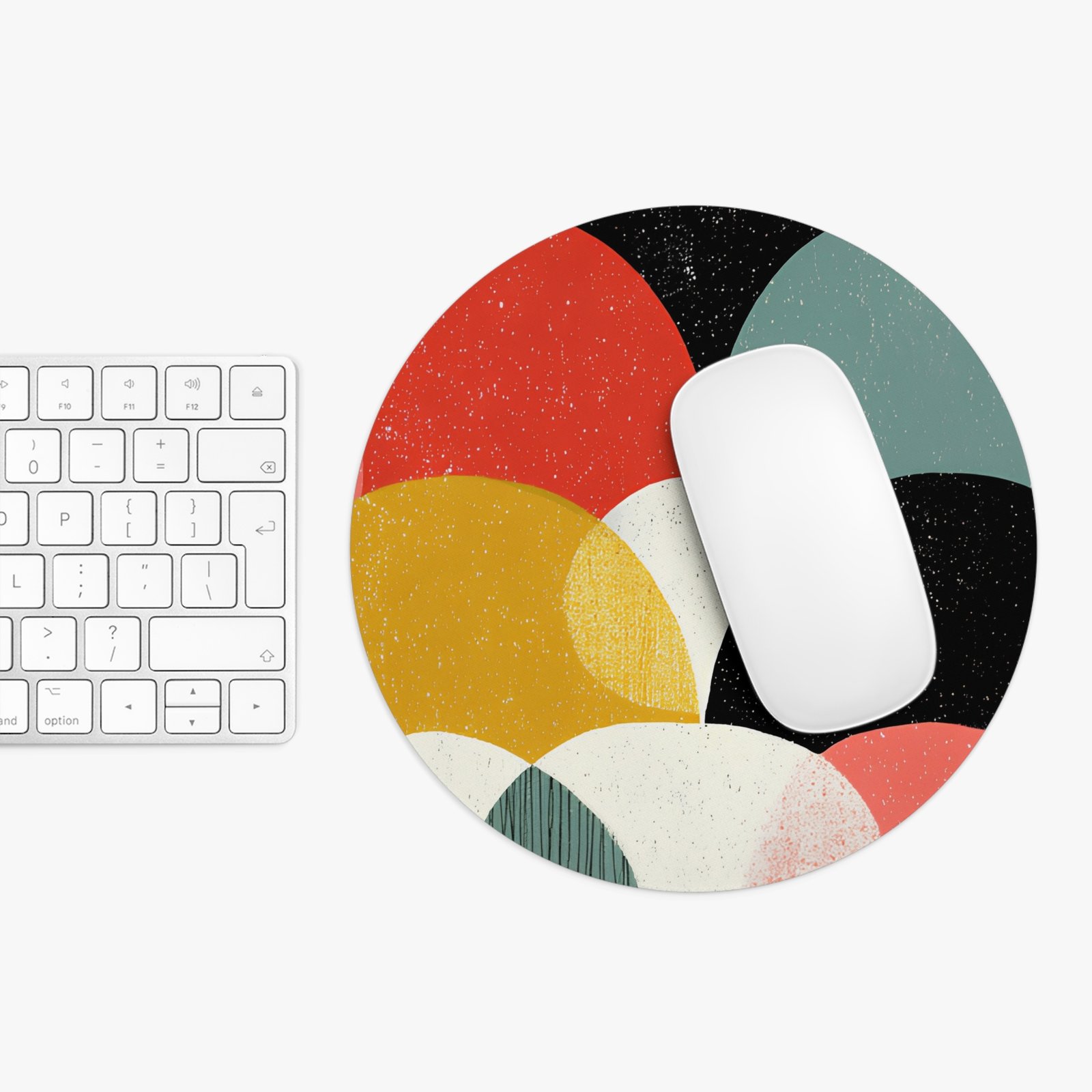 Modern Geometric Mouse Pad, Stylish Office Accessory, Desk Decor, Great Gift Idea, Functional Home Office Item - Image 3