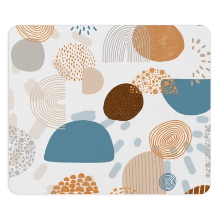 Chic Abstract Mouse Pad, Modern Desk Accessory, Office Decor, Gift for Creatives, Computer Mouse Mat