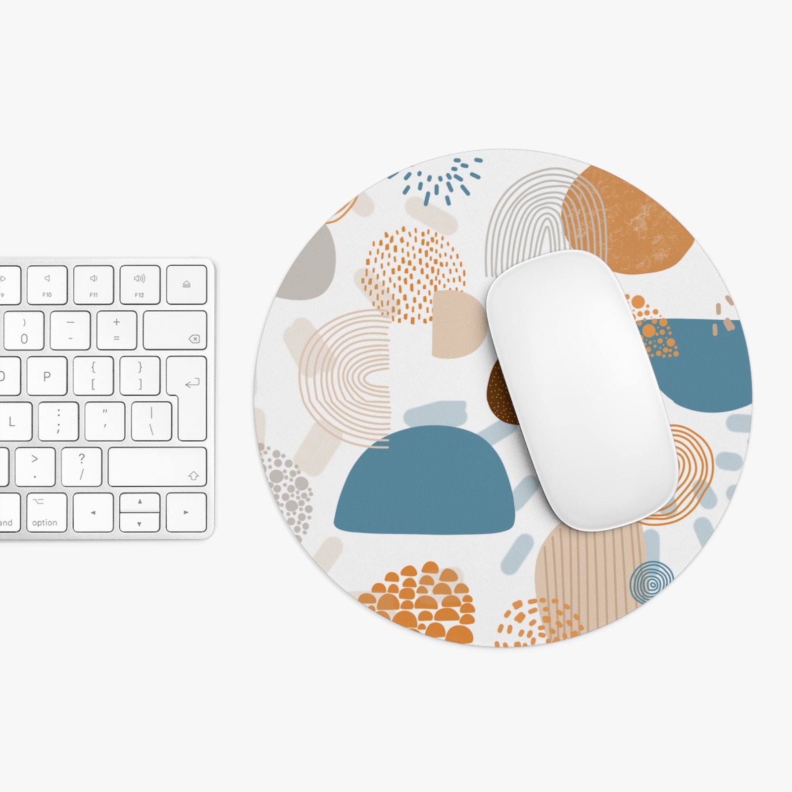 Chic Abstract Mouse Pad, Modern Desk Accessory, Office Decor, Gift for Creatives, Computer Mouse Mat - Image 7