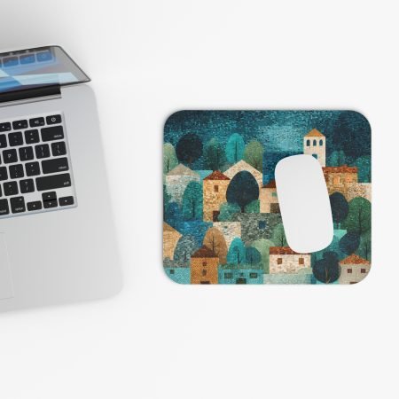 Serene Landscape Mouse Pad, Artistic Desk Accessory, Unique Gift for Home Office, Stylish Computer Mat, Nature-Themed Decor