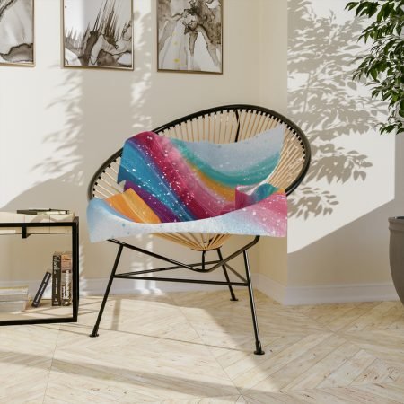 Colorful Gradient Velveteen Microfiber Blanket | Cozy Throw for Home Decor, Perfect Gift for All Occasions, Soft Lounge Blanket, [...]