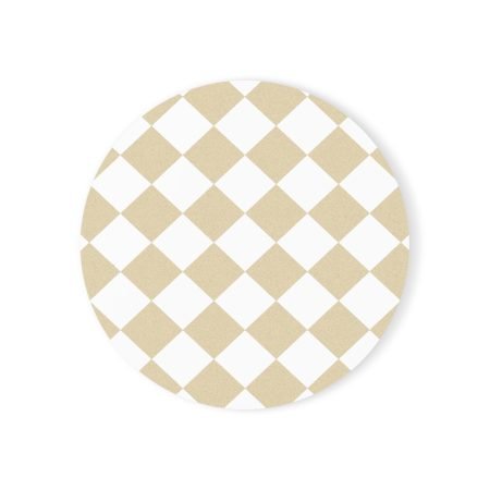 Chic Checkered Cork Back Coaster | Modern Home Decor, Table Accessories, Gift Idea, Kitchen Essentials, Coaster Set