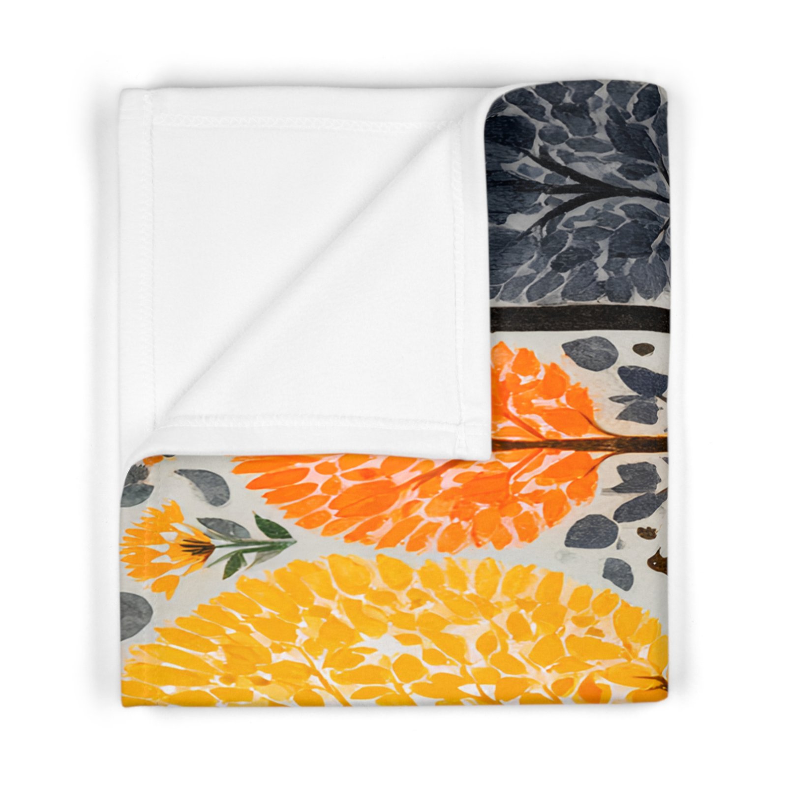 Cozy Floral Baby Blanket | Soft Fleece Nursery Decor, Baby Shower Gift, Newborn Blanket, Toddler Comfort, Floral Print - Image 3