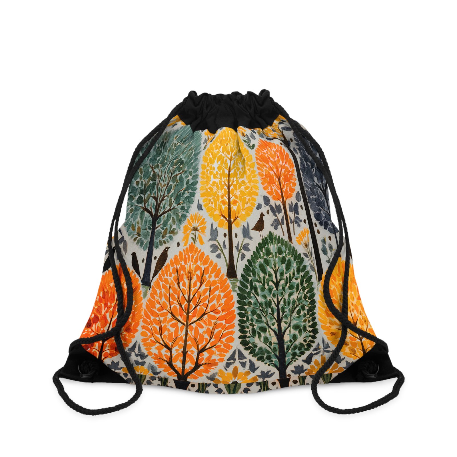 Autumn Tree Drawstring Bag | Nature Lovers, Gym Bag, Backpack, Gift for Him/Her, Eco-Friendly - Image 2