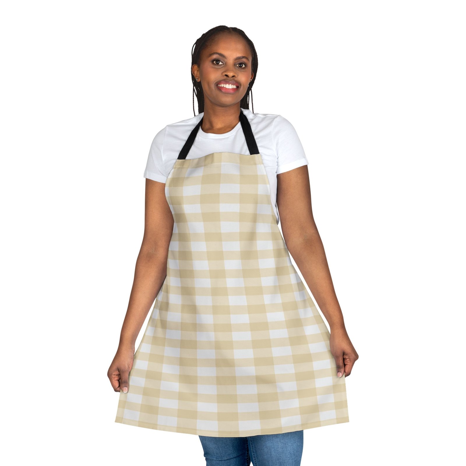 Stylish Checkered Apron, Kitchen Gift, Culinary Accessory, Cooking Apron for Him/Her, Perfect for Home Chefs - Image 4