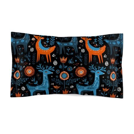 Colorful Forest Creature Microfiber Pillow Sham, Cozy Home Decor, Wildlife Bedroom Accent, Gift for Nature Lovers, Kid's Room, Holiday [...]