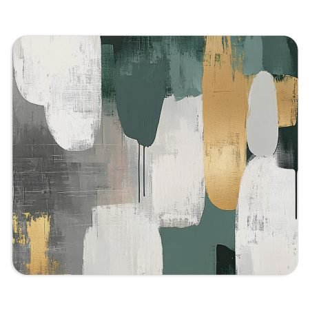 Stylish Abstract Mouse Pad, Modern Desk Accessory, Office Gift, Computer Mat, Home Office Decor, Art-Inspired Mousepad