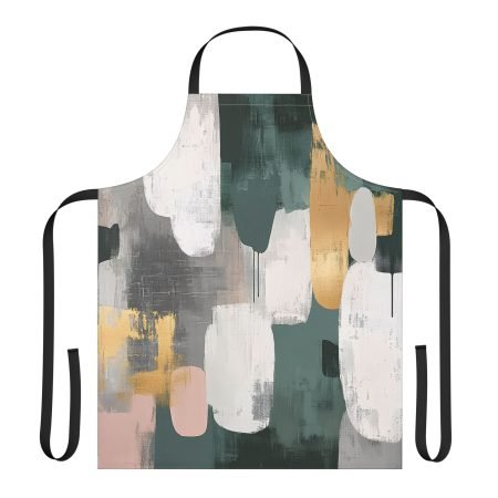 Chic Artistic Apron, 5-Color Straps, Stylish Gift for Home Chefs, Cooking Enthusiasts, Art Lovers, Mother's Day, Holiday Parties