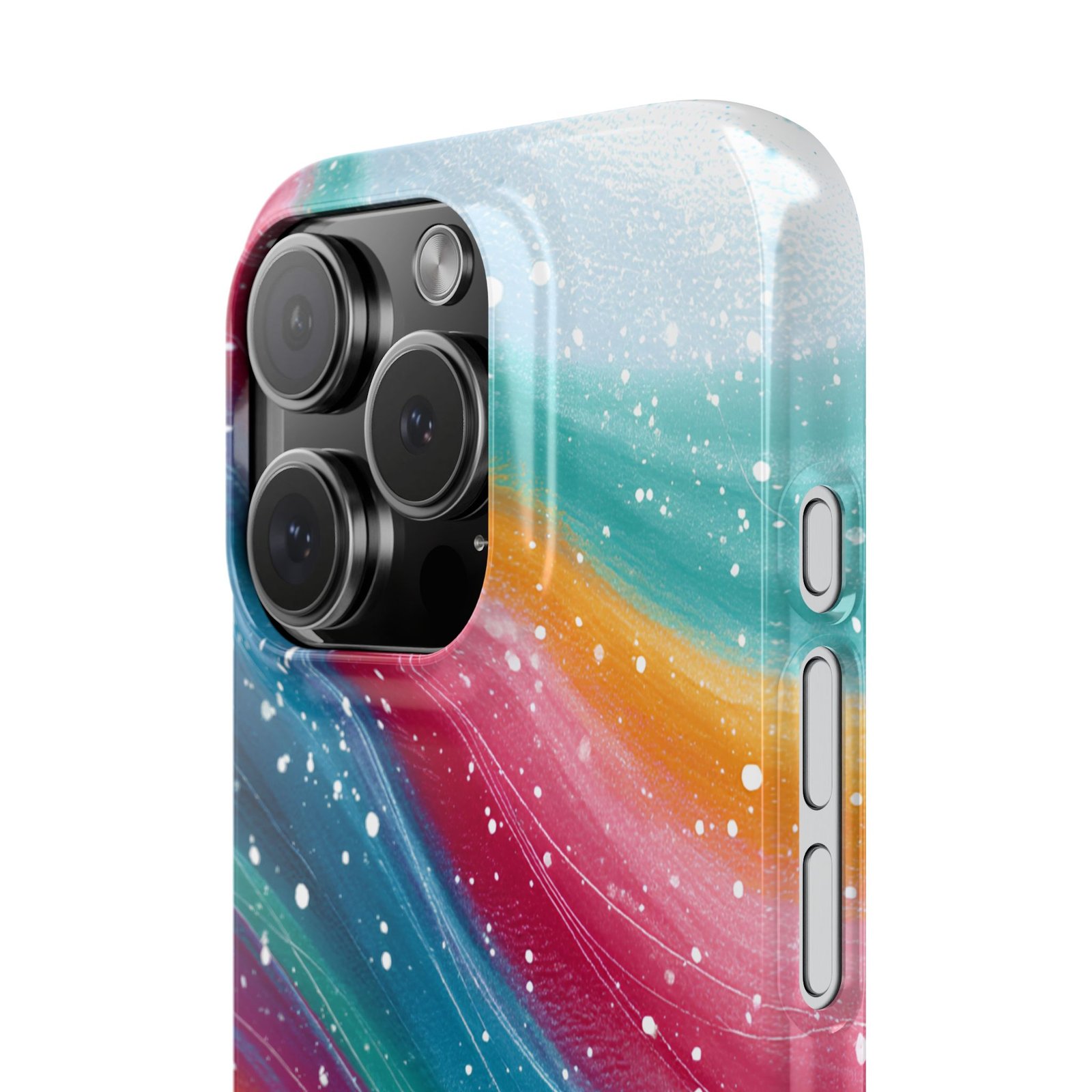 Colorful Abstract Slim Phone Case for Art Lovers, Protective Cover, Unique Gift for Him/Her, Trendy Accessories, Phone Protection - Image 4