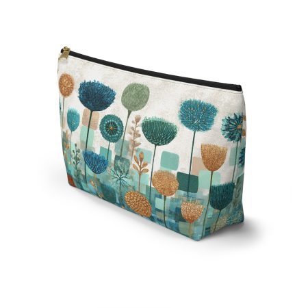 Floral Accessory Pouch - Colorful Makeup Bag, Travel Organizer, Gift for Her, Art Supplies Holder, Beach Clutch, Spring Decor