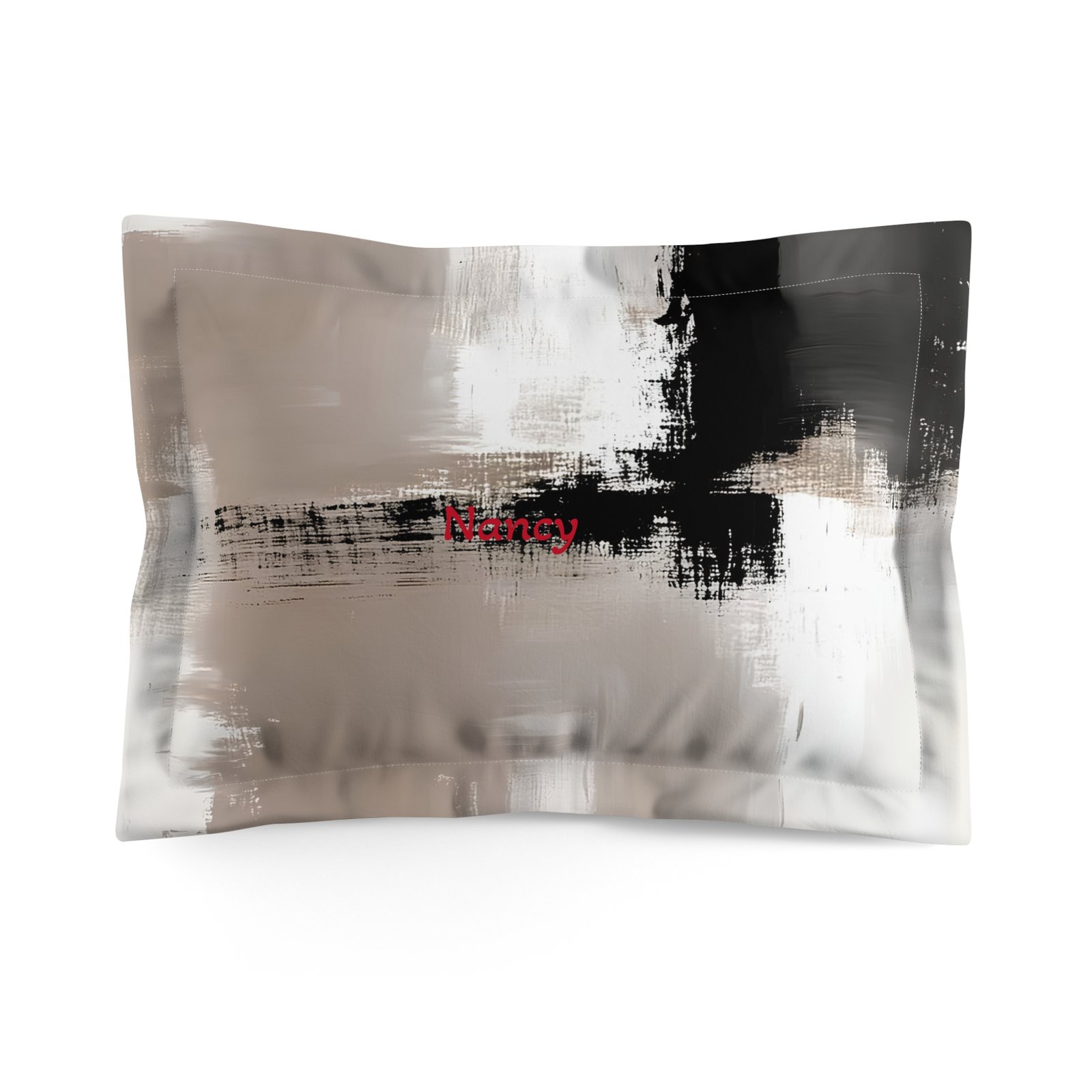 Elegant Microfiber Pillow Sham - Modern Abstract Decor for Bedrooms, Cozy Night's Sleep, Home Gifts, Stylish Bed Accessories - Image 5