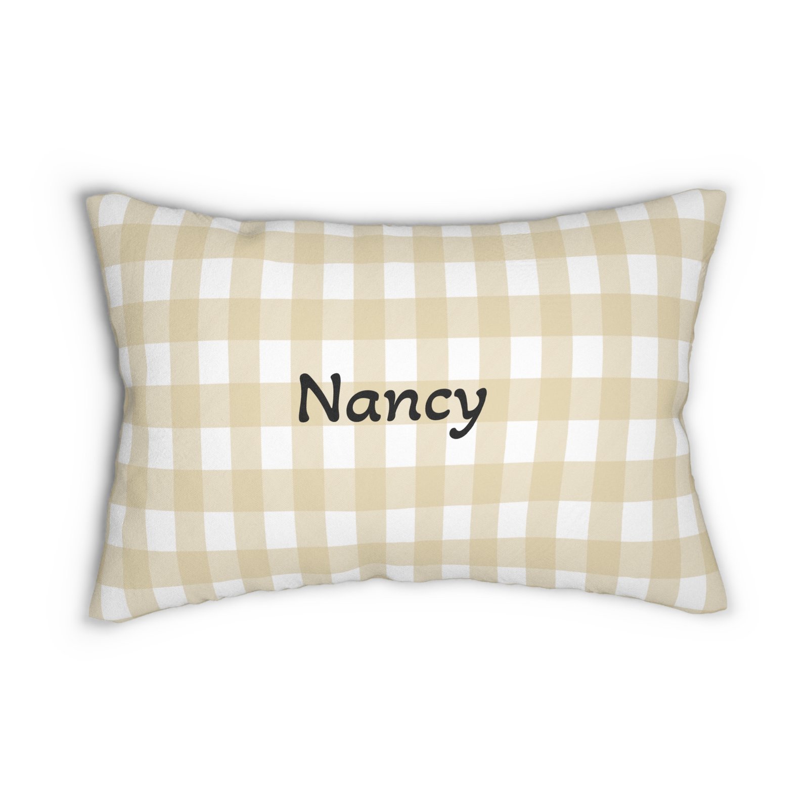 Cozy Gingham Lumbar Pillow | Farmhouse Decor , Decorative Cushion, Chic Home Accent, Sofa Pillow, Gift for Farmhouse Lovers - Image 7