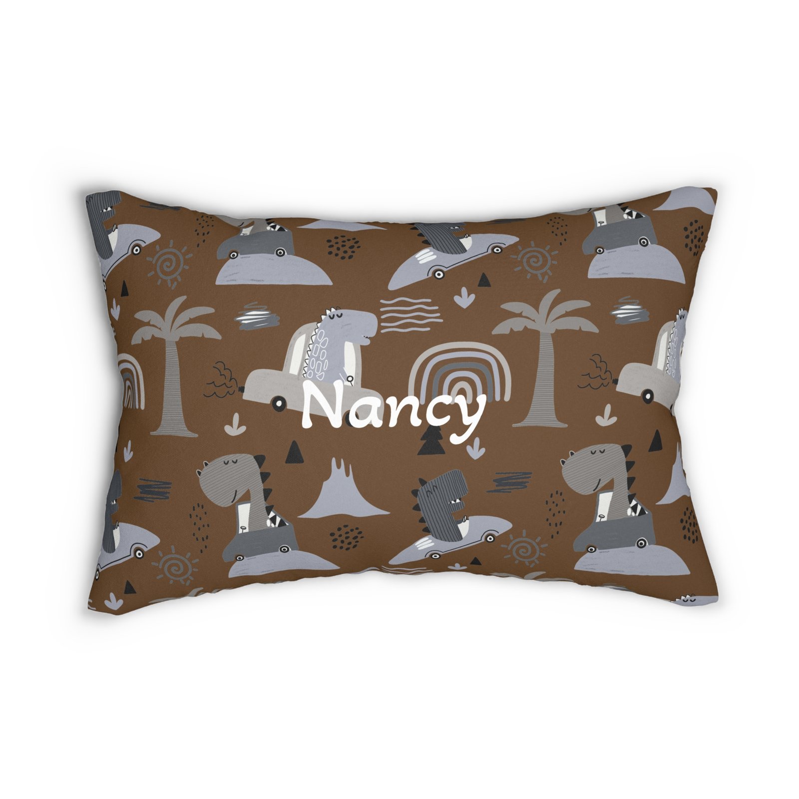 Playful Safari Lumbar Pillow | Kids Room Decor, Animal Theme Cushion, Nursery Cushion, Unique Gift for Baby Shower, Cozy Home Accent - Image 5