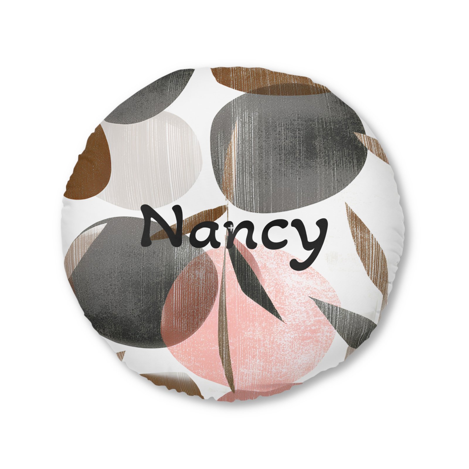 Modern Tufted Floor Pillow, Round - Boho Decor, Minimalist Cushion, Cozy Seating, Living Room Accent, Gift Idea for Home - Image 7