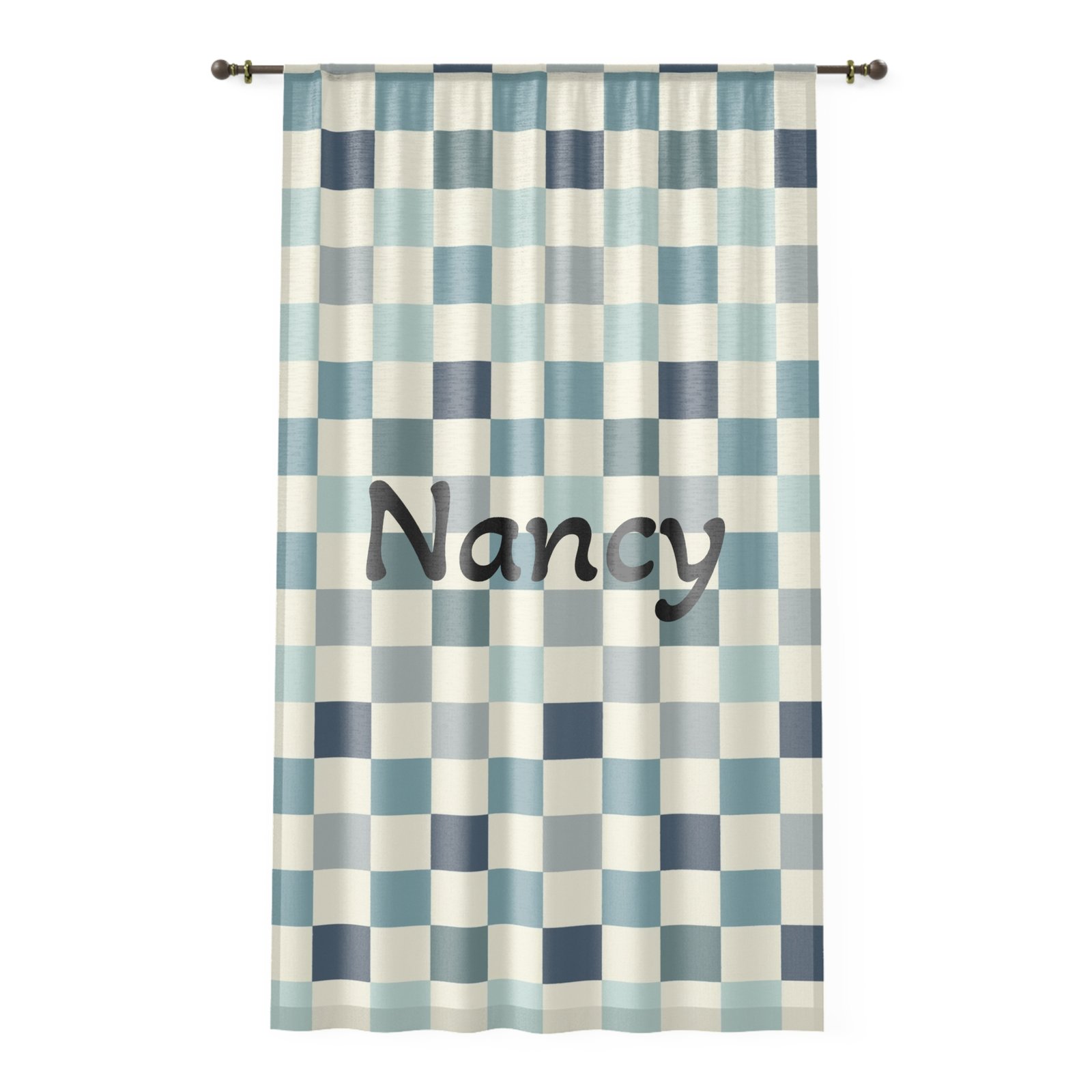 Stylish Geometric Window Curtain | Modern Decor, Home Refresh, Living Room, Bedroom, Light Filtering - Image 6