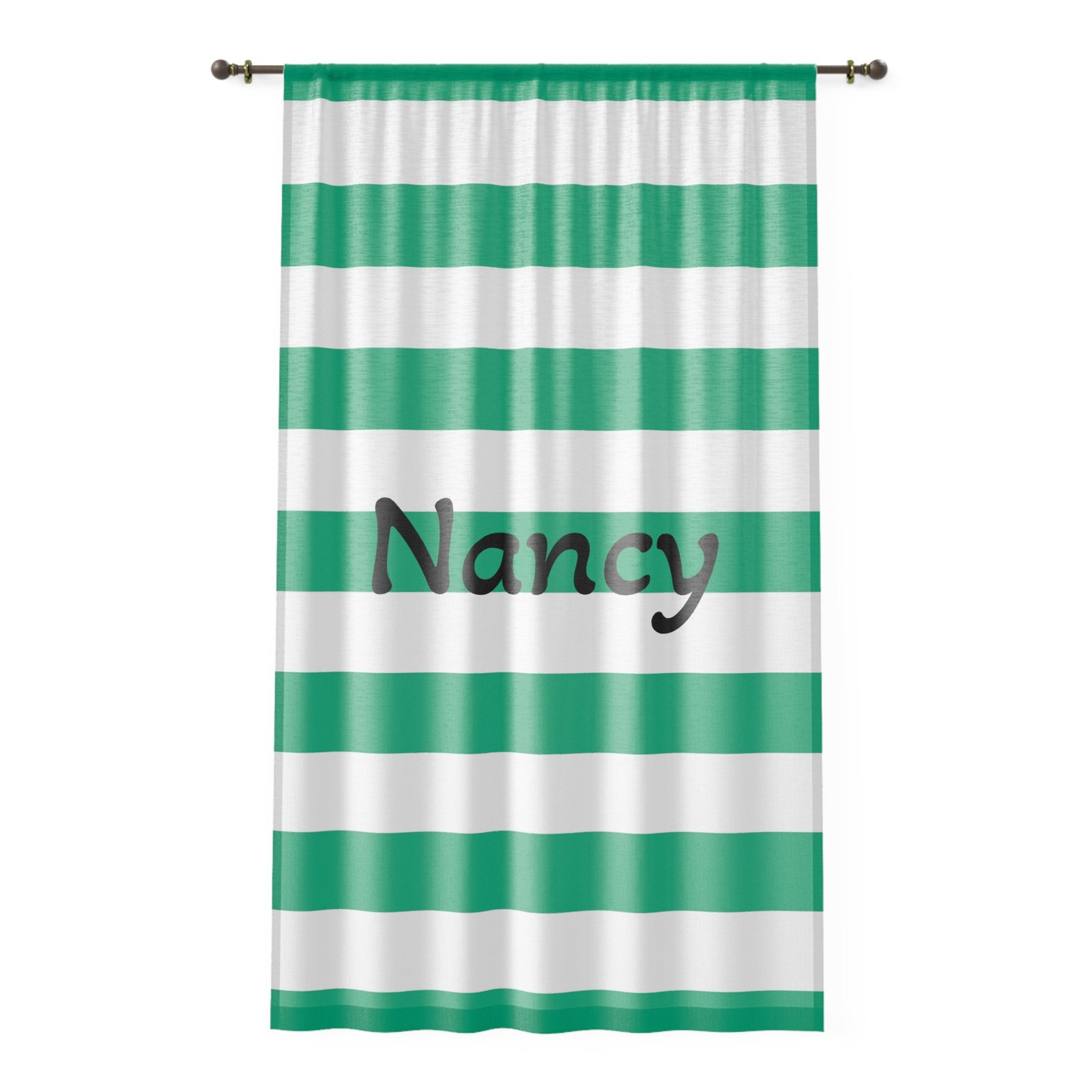 Elegant Striped Window Curtain | Home Decor, Light Filtering, Modern Design, Living Room, Bedroom, Holiday Gift - Image 6