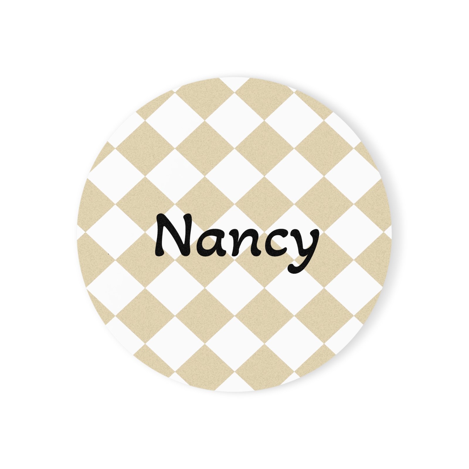 Chic Checkered Cork Back Coaster | Modern Home Decor, Table Accessories, Gift Idea, Kitchen Essentials, Coaster Set - Image 9